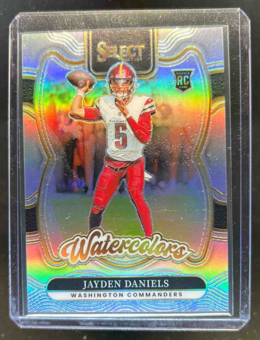 2024 Select Jayden Daniels Watercolors RC Rookie #25 Commanders