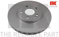 2X Bremsscheibe NK 3133136 2 Bremsscheiben Vorderachse Vorne FüR Mercedes-Benz