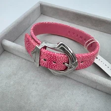 Sting Hd Bracelet Leather Exotic Galusha Luxury With tags storage marks Japan