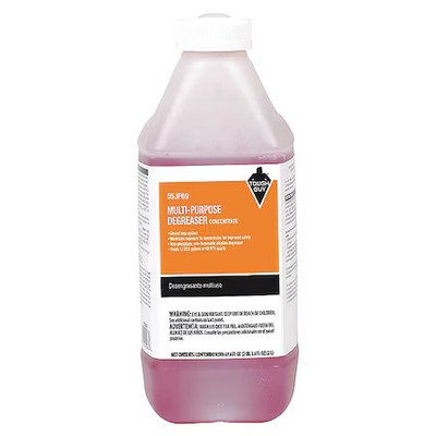 Tough Guy 55Jf69 Multi-Purpose Cleaner/Degreaser, 0.5 Gal Bottle, Liquid, Red,