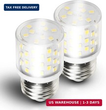 E26 LED Freezer Light Bulb, 6w Replacement 50w-60w Refrigerator Bulb, 2Pack 53
