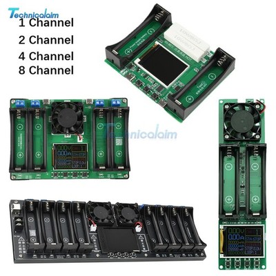 1~8 Channel 18650/21700 Battery Capacity Resistance Tester Auto Charge Discharge