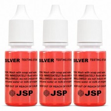 3 Bottles Silver Test Acid Testing Sterling Jewelry Liquid Metal Tester