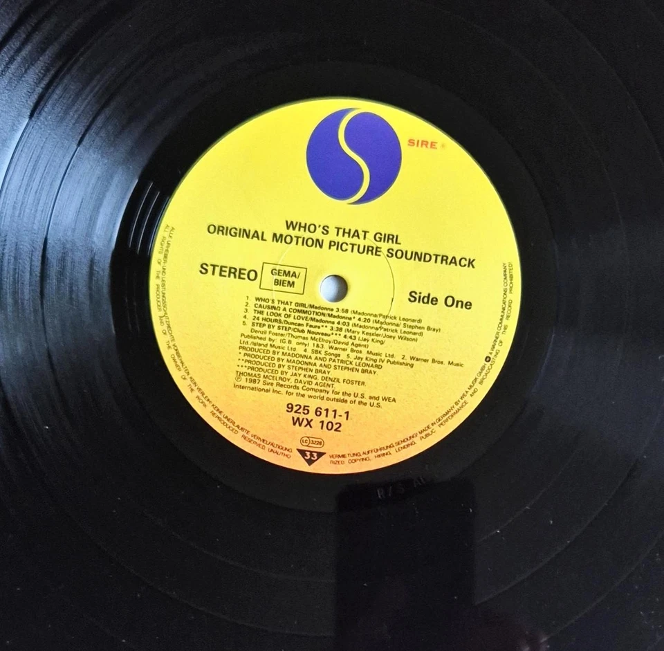 Madonna - Who's that girl (1987) Sire Vinyl LP - Bild 4 von 4