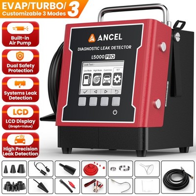 ANCEL L5000 PRO EVAP-Rauchtestgerät   Vakuum-Lecksuche mit integrierte Pumpe