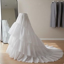 Train Underskirt Layered Design Bridal Underskirt Tiered Wedding Petticoat for