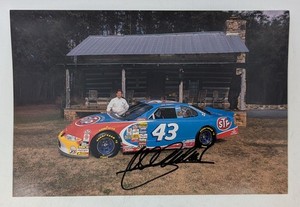John Andretti Signed STP #43 Pontiac Nascar 8x10 Photo Autograph PEI (J)