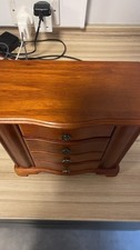 Mele Cherry Wood Authentic Vintage Jewllery Box