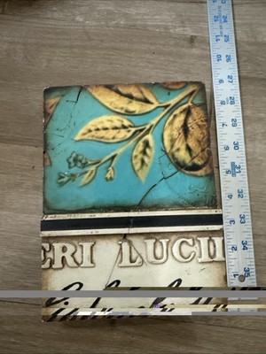 Vintage Sid Dickens Memory Block  Retired Wall Tile Made In Canada