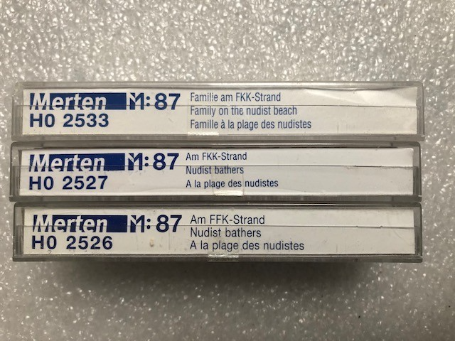 Figurines Merten H0 (réf. 2526) : 'À La Plage' - Échelle 1/87 - Pour Maquettes De Train - Neuf