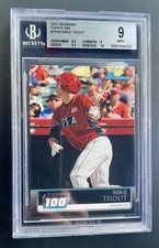 2011 Bowman Topps 100 MIKE TROUT #TP90 Angels Rookie BGS 9 Mint RC