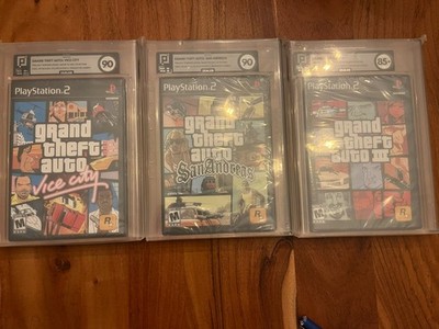 GTA San Andreas / Vice City / 3 PS2 Originally Sealed OVP In Folie