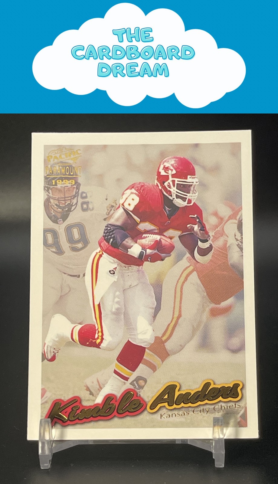 Kimble Anders 1999 Pacific Paramount #114 Gold Kansas City Chiefs