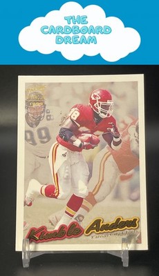 Kimble Anders 1999 Pacific Paramount #114 Gold Kansas City Chiefs