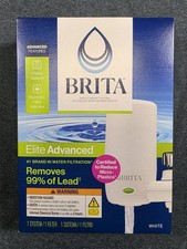 Brita Elite Advanced Tap Water Filtration System New In Box NIB
