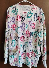 Size Large Snap Up Cherokee Brand Scrubs With Pockets. Nurse. Medical. Dental.