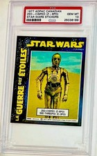 1977 STAR WARS (C-3PO) PSA 10 **RARE** (POP 2) 1st YEAR CARD **CANADIAN ADPAC**