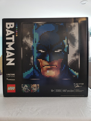 LEGO Art: Jim Lee Batman Collection (31205) See Box Condition Sealed New Retired
