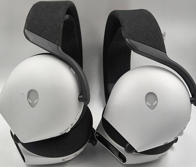 Lot of 2 Dell Alienware AW720H Dual-Mode Wireless Gaming Headset For Parts