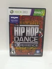 The Hip Hop Dance Experience (Microsoft Xbox 360, 2012) with manual, tested.