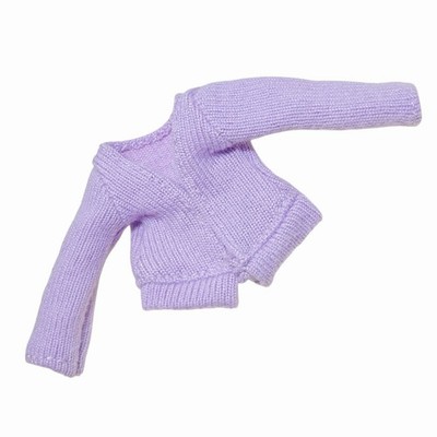 Rainbow High Violet Willow Junior Jr 9''' Doll Outfit Purple Sweater Cardigan Top