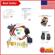 High-performance Electric Fan Relay Kit With Waterproof Features Easy Setup High-performance Electric Fan Relay Kit With Waterproof Features Easy Setup