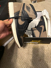 Nike Air Jordan 1 Men’s High Top Sneakers Colorblock Black/Brown/White