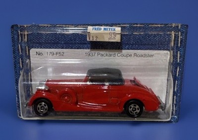 Vintage 1980 Tomica TOMY Pocket Cars 1937 Packard Roadster SEALED diecast MOC !!