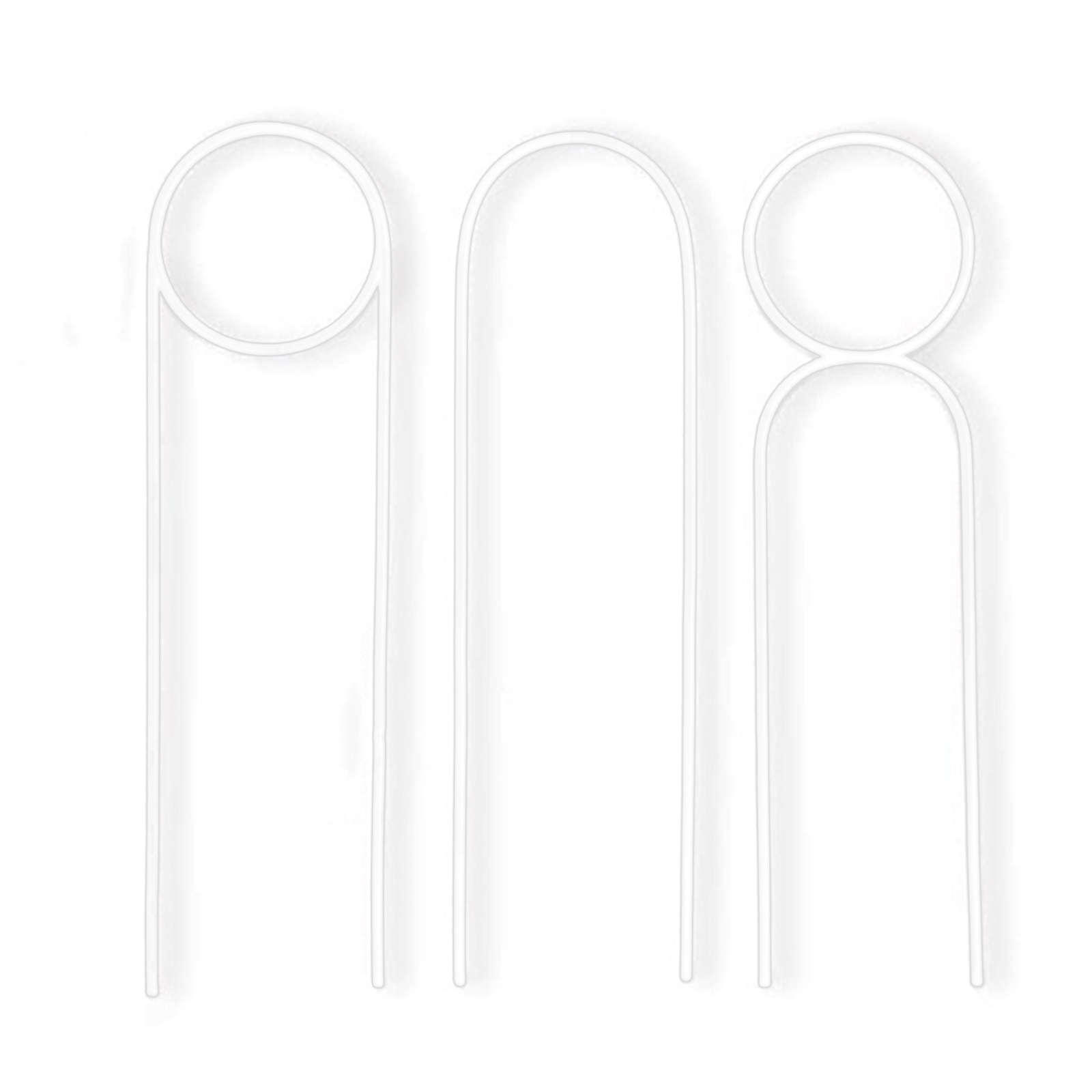 3pcs/set Flower Grow Stake Wide Application Vertical Sturdy Nonsliding