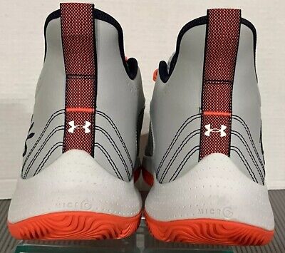 Under Armour Steph Curry 3Z6 Grey Orange Basketball Shoes Under Armour Steph Curry 3Z6 Grey Orange Basketball Shoes