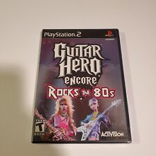 Guitar Hero Encore: Rocks the 80s (PlayStation 2 PS2, 2007) ☆ SEALED ☆ Brand New