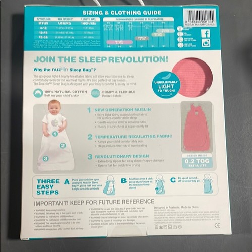 Love To Dream Nuzzlin Sleep Bag - Pink - Picture 2 of 2