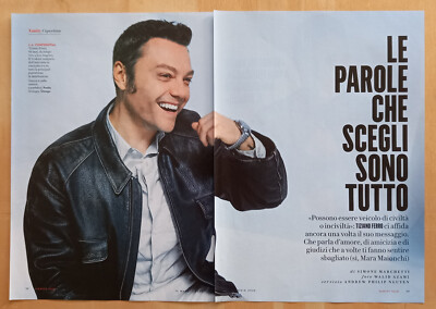Italy Clipping Cutout 2024 TIZIANO FERRO the words you choose are 9 PAGES