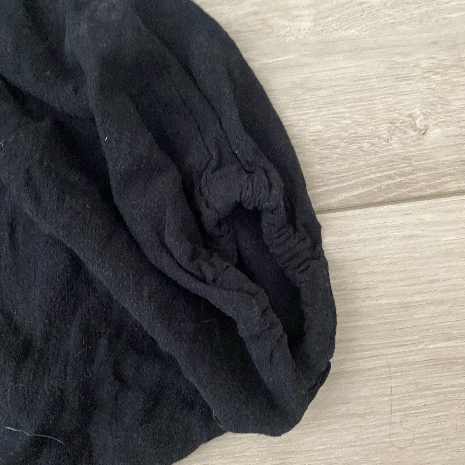 FILA Abito da donna Rita Row XS nero misto lino a spalla maxi allungato