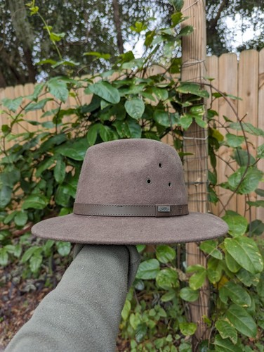 Conner Handmade Wood Australian Western Fedora Hat