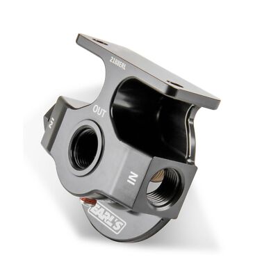 EARL'S PERFORMANCE PLUMBING Billet Remote Oil Filter Mount Kit W/-10 AN O-Rin...