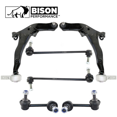 Bison Performance 6pc Set Front Control Arm Rear Sway Bar Link Kit For Murano