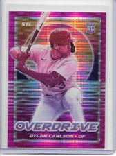 2021 Chronicles  Dylan Carlson Overdrive Pink Prizm Rookie (470)