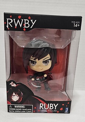 New RWBY Ruby Rose Vinyl Figure Series 1 Black Box Rooster Teeth Jazwares 2016