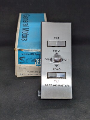 NOS 1985 1986 BUICK ELECTRA 6 WAY FRONT POWER SEAT ADJUSTING SWITCH 20405099
