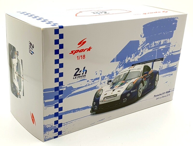 ミニカー Spark Porsche 911 2018 24h Le Mans 91 Spark 2018 Porsche 911 RSR #91 LMGTE Pro Class 2nd Place 24