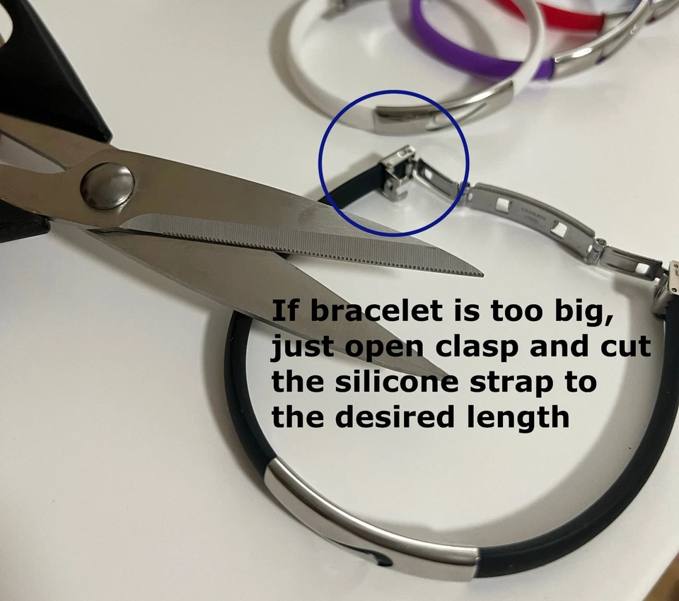 One Nike Silicone Adjustable Bracelet with Metal Tin Case - Image 2 of 4