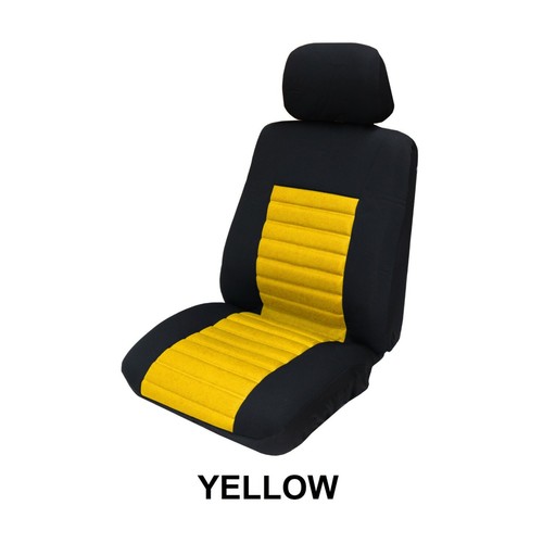 SINGLE VIVID JACQUARD PADDED SEAT COVER FOR NISSAN NAVARA D21 - Picture 11 of 11
