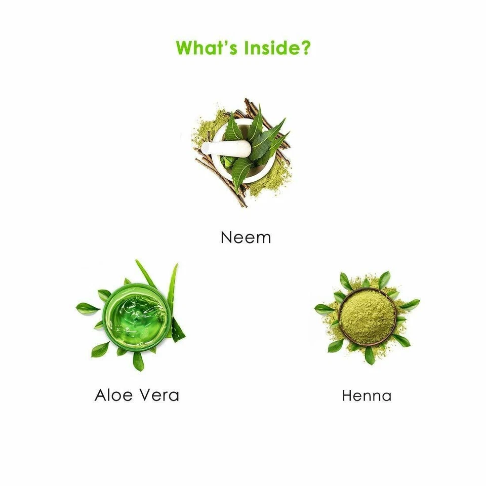 Pack of 3 X Trichup Herbal Shampoo for Healthy Long and Strong Hair With Henna - Image 3 of 3