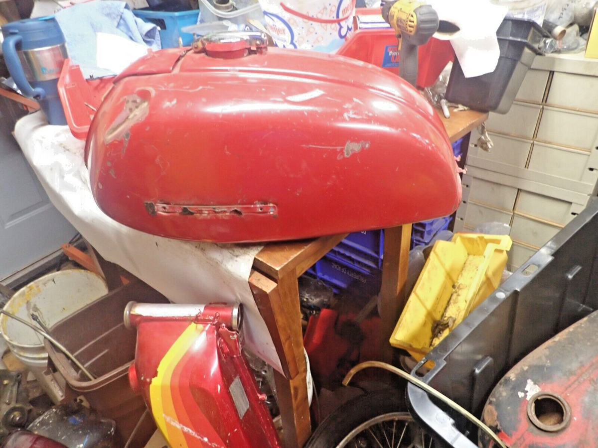 1973/76? Suzuki GT 750 Water Buffalo Red Gas/Fuel Petrol Tank | eBay