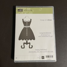 STAMPIN' UP All Dressed Up - SET of 4 STAMPS NEW 129174