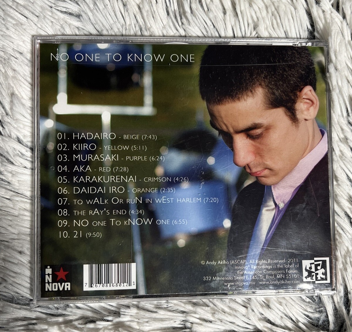 【R10772】ANDY AKIKO/NO ONE TO KNOW ONE No One to Know One by Andy Akiho (CD, 2011) for sale online