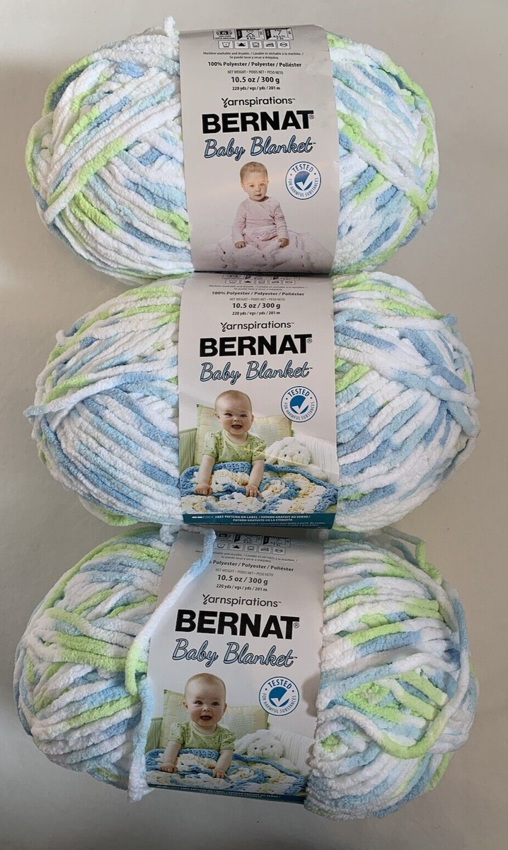 Bernat Baby Blanket Yarn oz Super Bulky Gauge Funny Prints Skeins