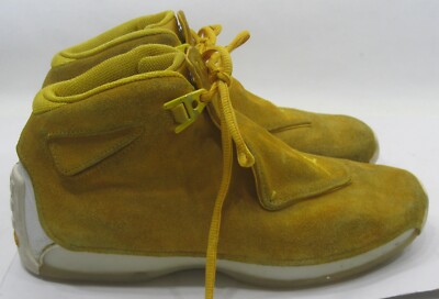 2018 Nike Air Jordan 18 XVIII Retro Yellow Ochre AA2494-701 men