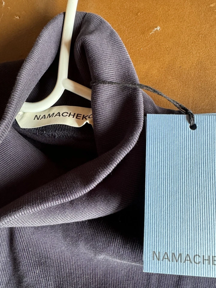 Namacheko Zayan Fur Mari Turtle Neck Sweater Blue NWT - Image 3 of 4